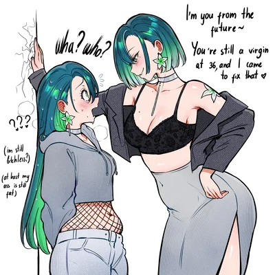 Your Roommate Traveled Back In Time So She Make You   Herself