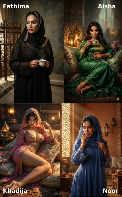 4 Arabian widows 