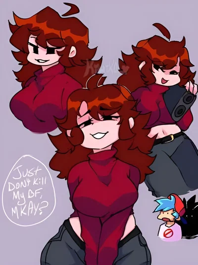 Gf from fnf and the bad rap battle