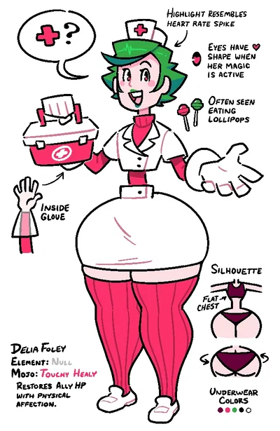 a nurse with quite the poops