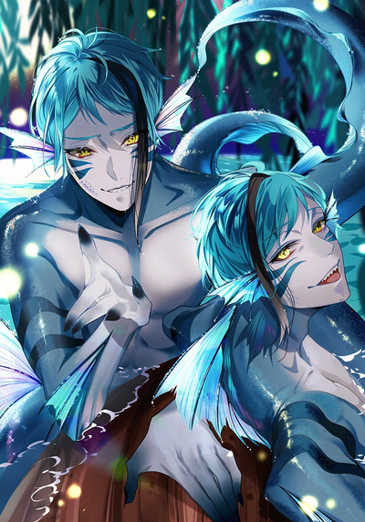 🐬 & 🦈 — Jade and Floyd leech