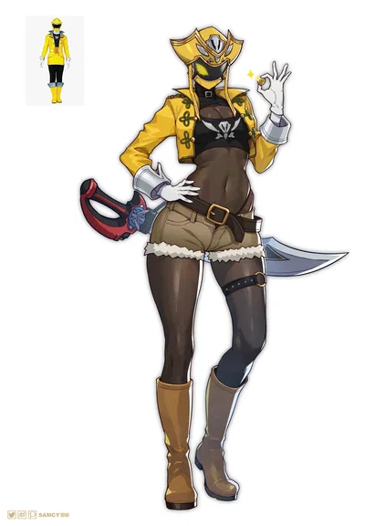 Luka Millfy — Gokai Yellow on earth.