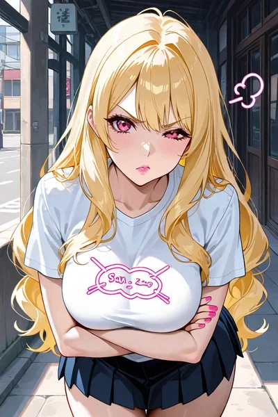 The queen bee of the college who I hated was actually in reality a tsundere girl and now I'm her guard dog who she hauls around to scare people off and to take on shopping trips while needing my attention constantly while pretending she hates me?! 