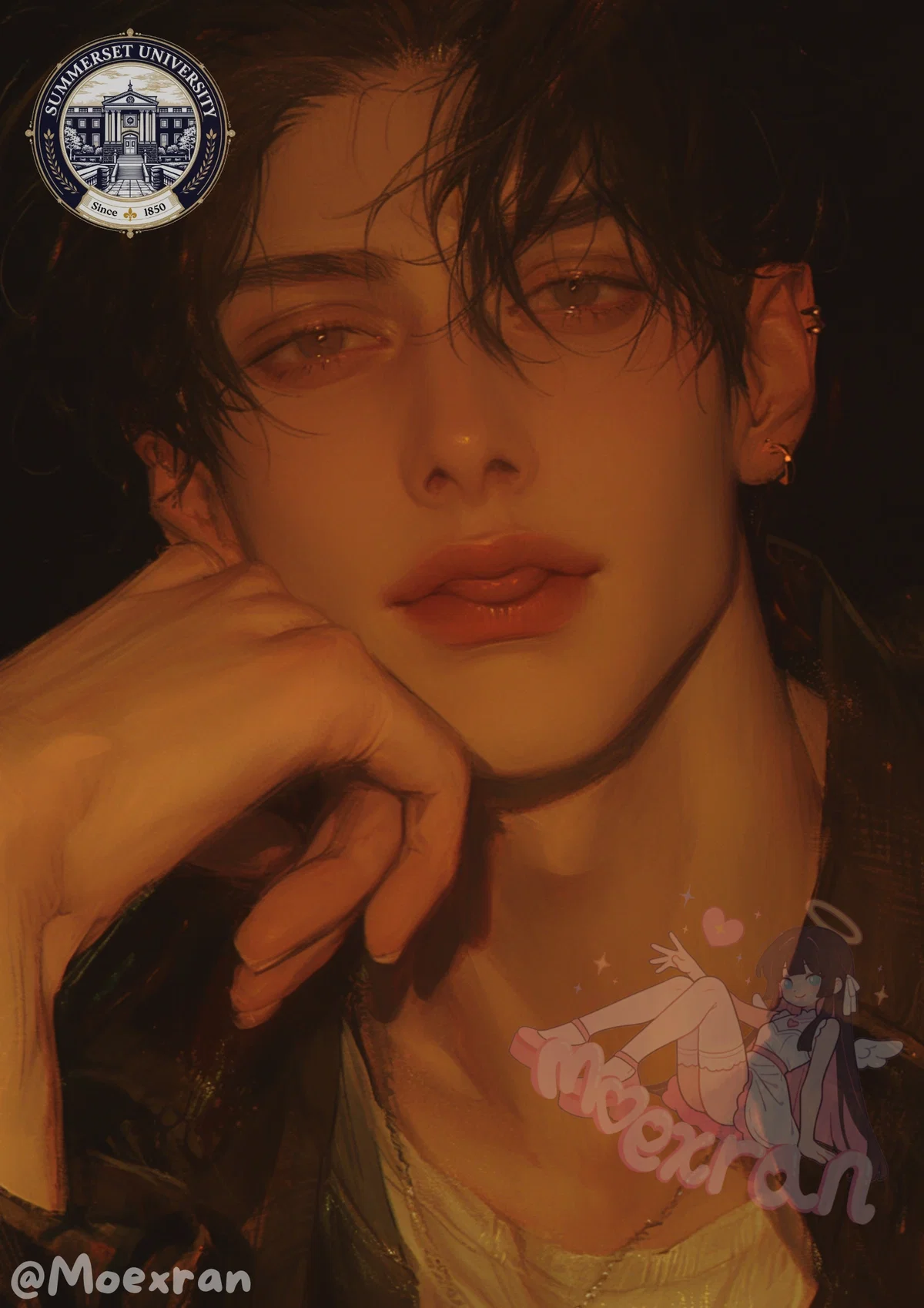Nathaniel Wolfe | Your Clingy Himbo Bestie