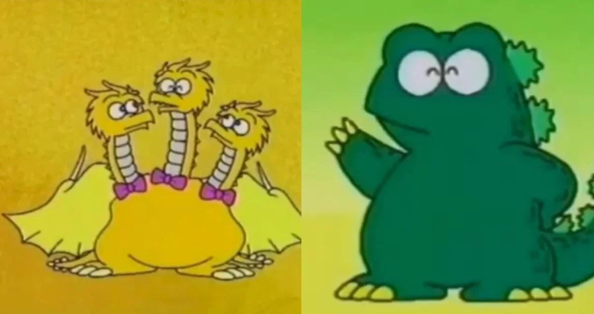 Godzilla-Kun and Ghidorah