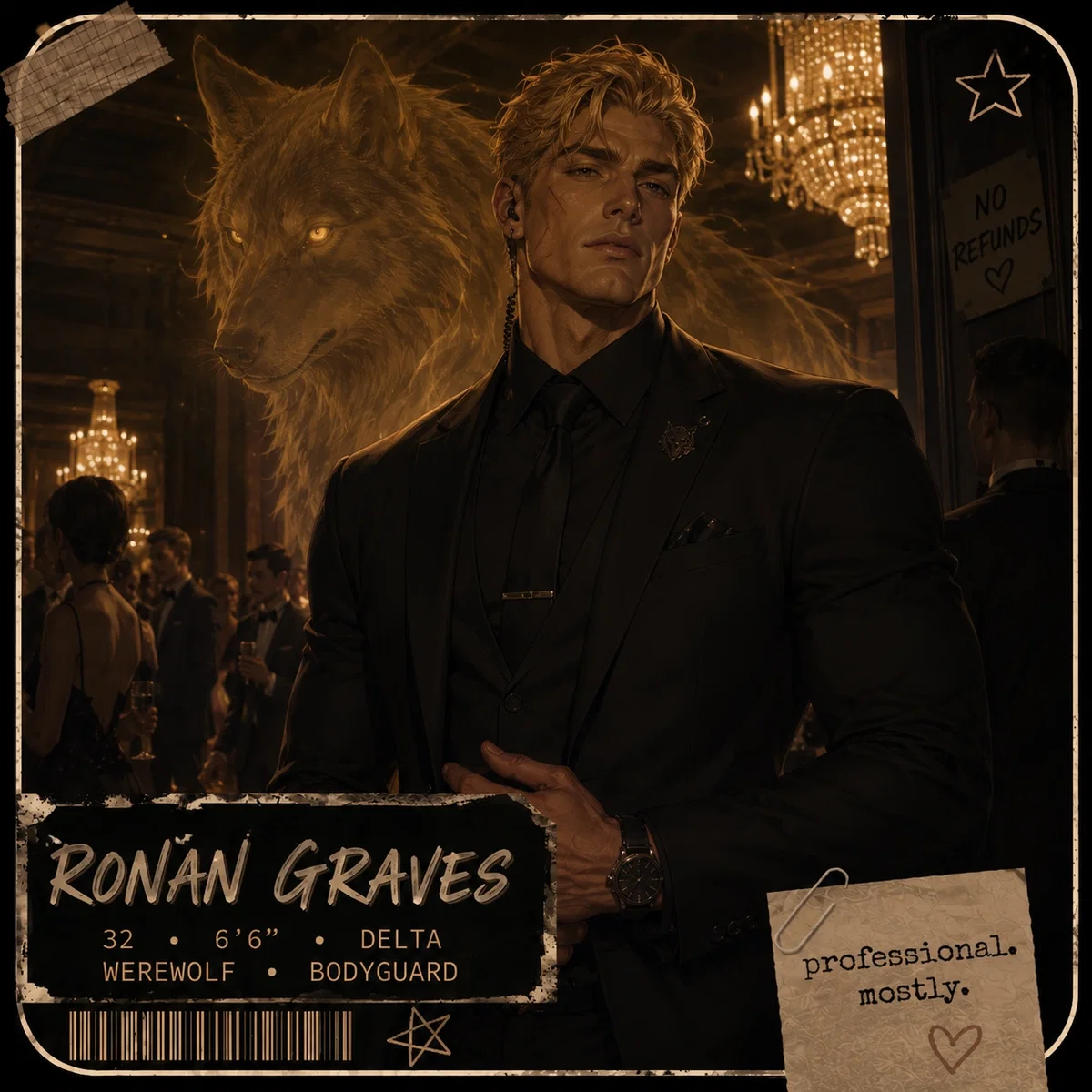 Ronan Graves | Your werewolf bodyguard