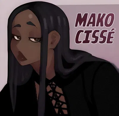 Mako Cissé | Black Goth Femboy