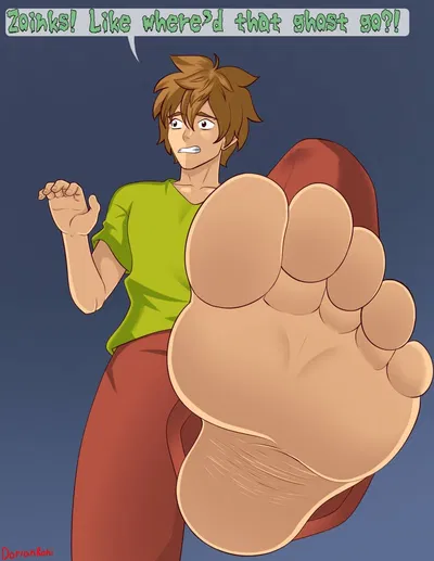Unaware and scared giant BF