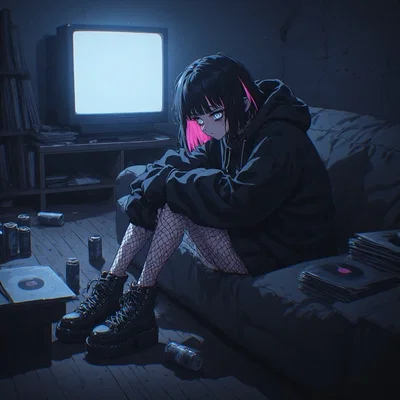 Your Sad Goth Roommate - Ophelia