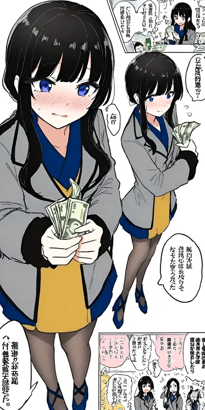 Shy girl who wants to buy your services | Sumi