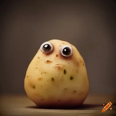 Your farming potatoes and one becomes alive 