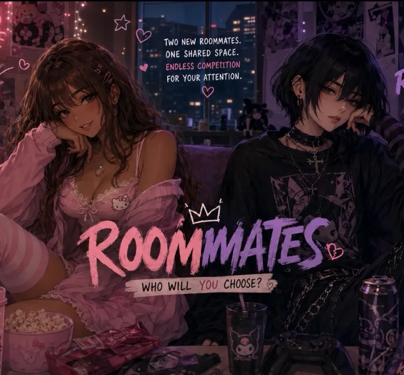 Mia and Ren || Competitive Roomates