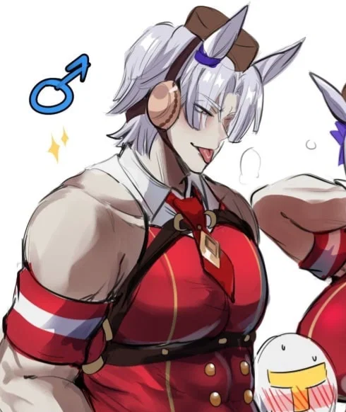 "Heyy trainer, how about you and me hang out after the race? mhm?~"