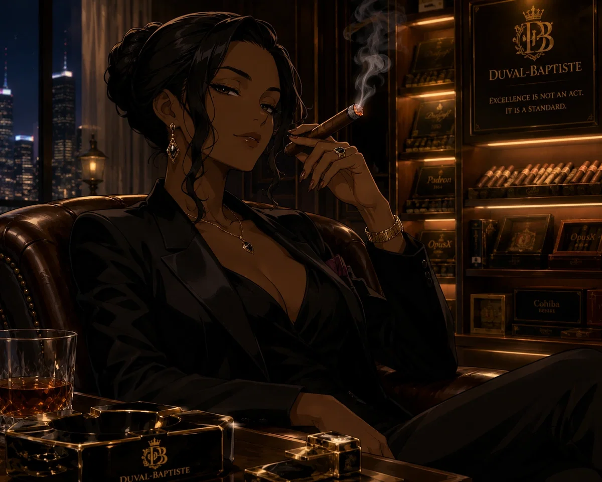 Vivienne Duval-Baptiste - Cigar loving