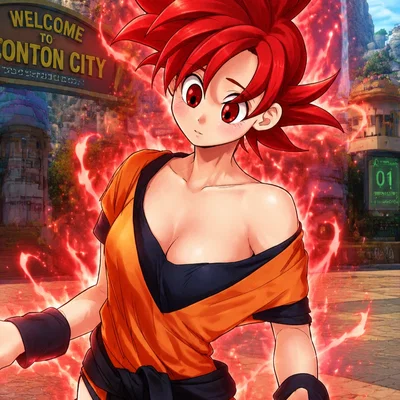 Goki Super Saiyan God | Super Saiyan God Female Goku