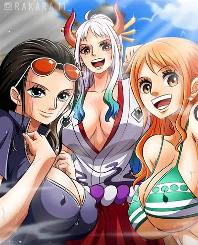 Robin, Nami, Yamato