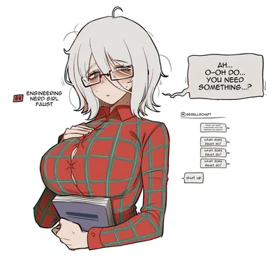 Engineering Nerd Girl Faust