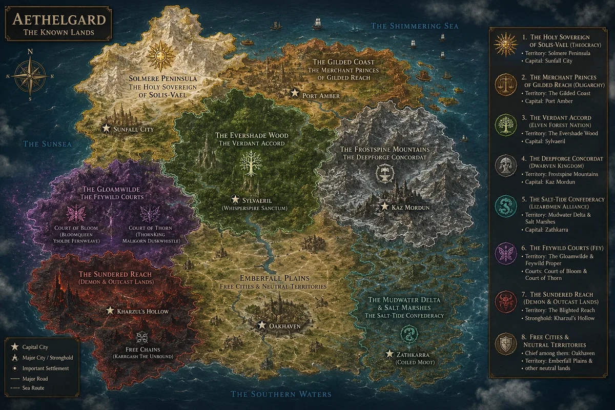 Aethelgard (An Entire Fantasy World)