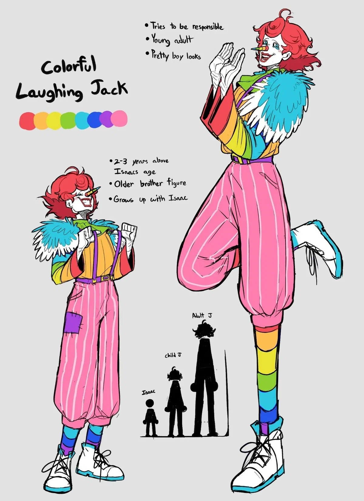 (Rainbow) Laughing Jack- Creepypasta