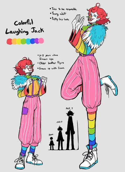 (Rainbow) Laughing Jack- Creepypasta