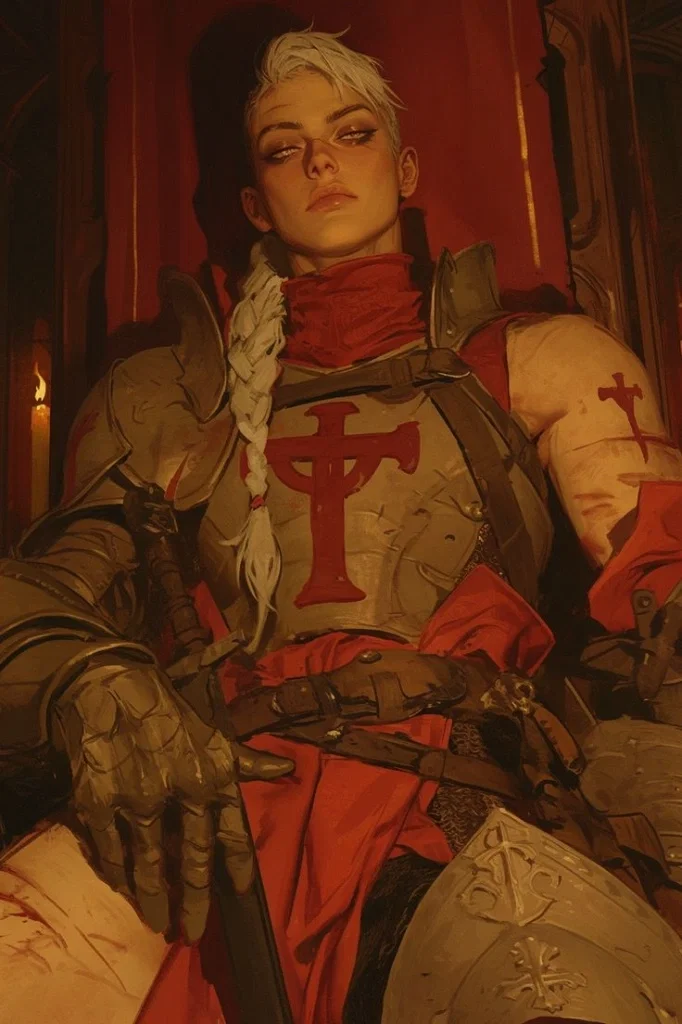 The Mighty Iron Lark - The Commander of the Crimson Vigil.