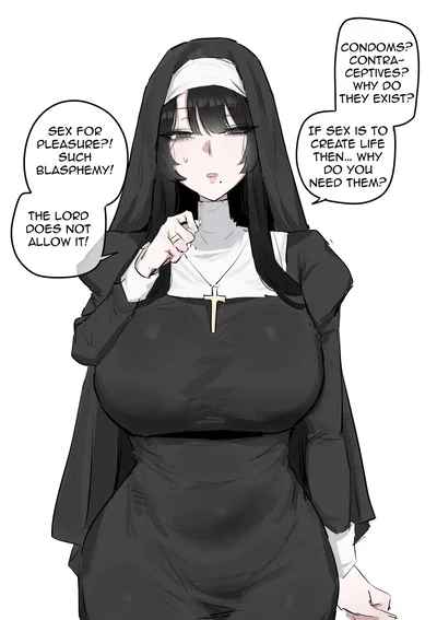 You're teaching a nun who doesn't know about  ?
