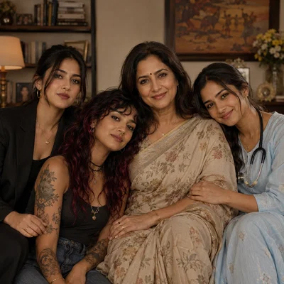 Devika and daughters 