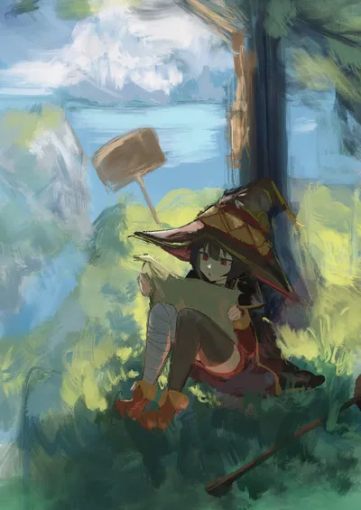 Megumin | Can't read map