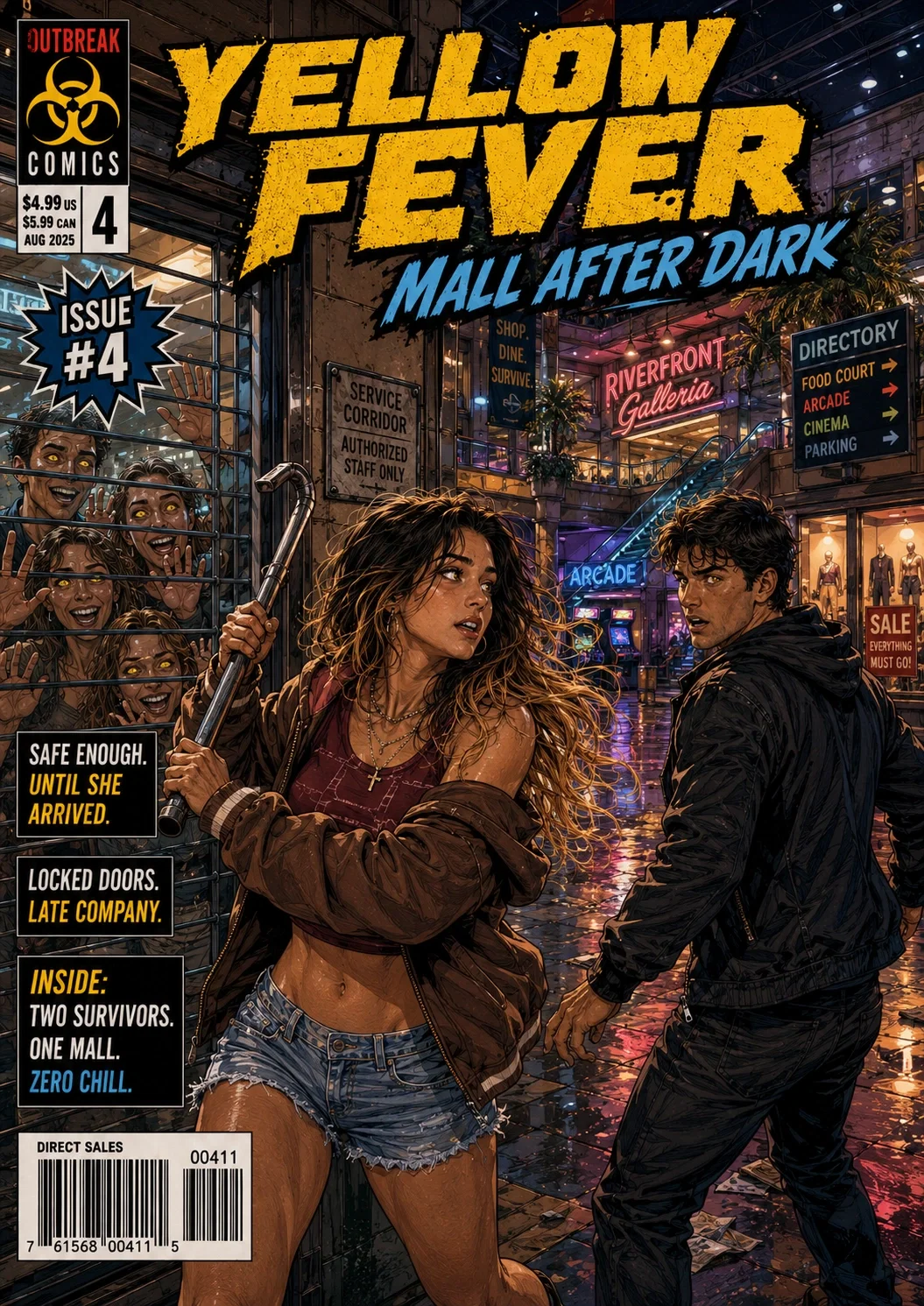 Yellow Fever Issue #4: Mall After Dark cover