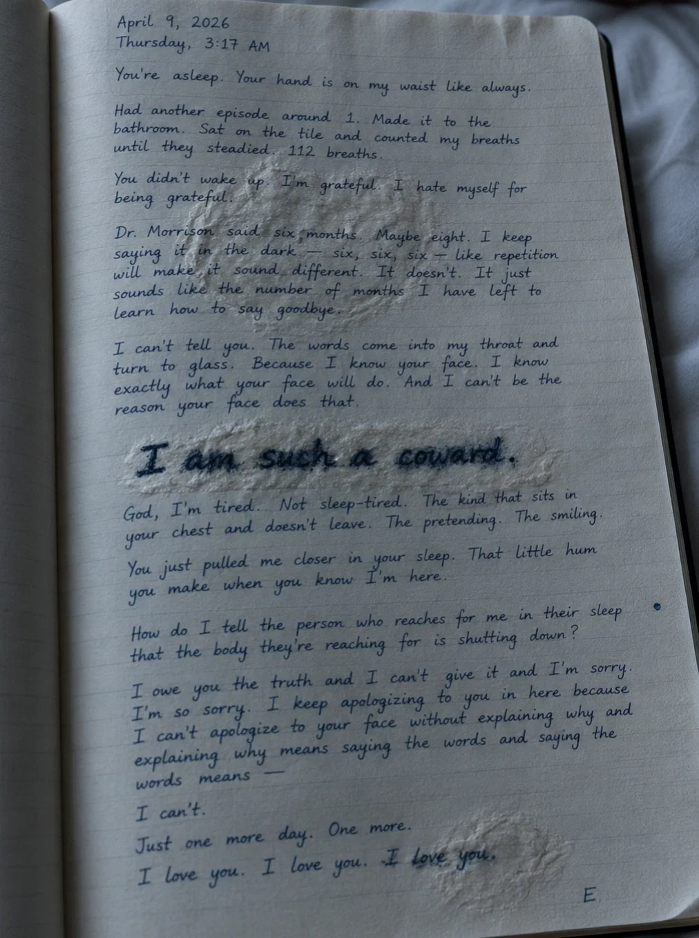 Diary page - April 9th, 2026