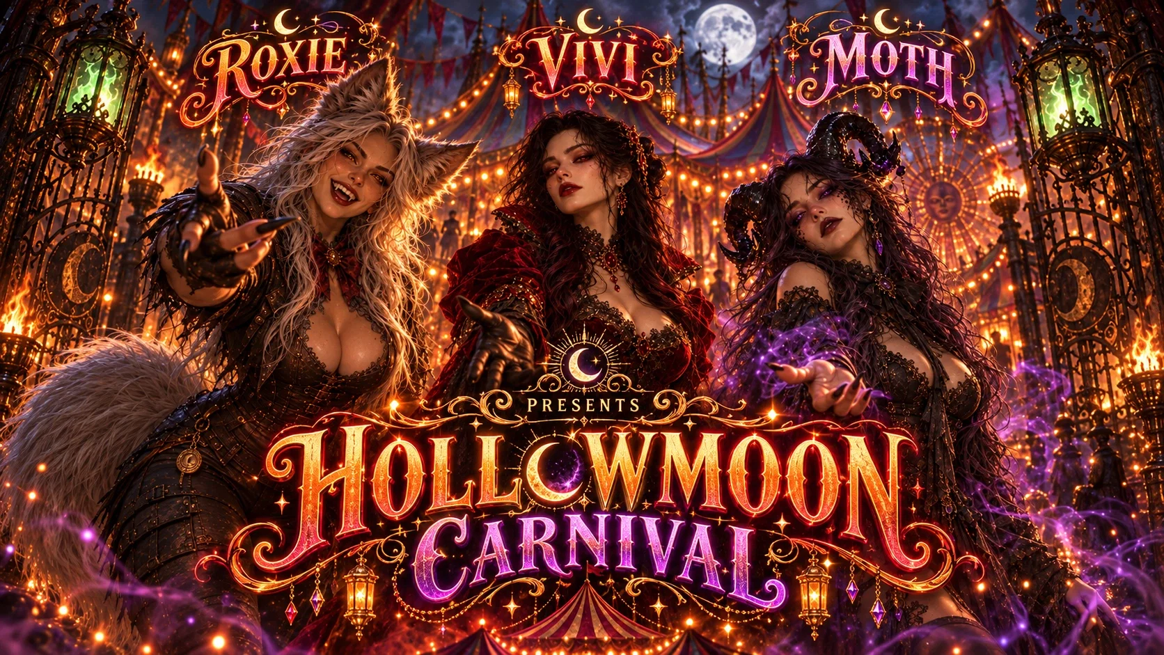 Hollowmoon Carnival (All the lore minus the secret is in the description.) cover