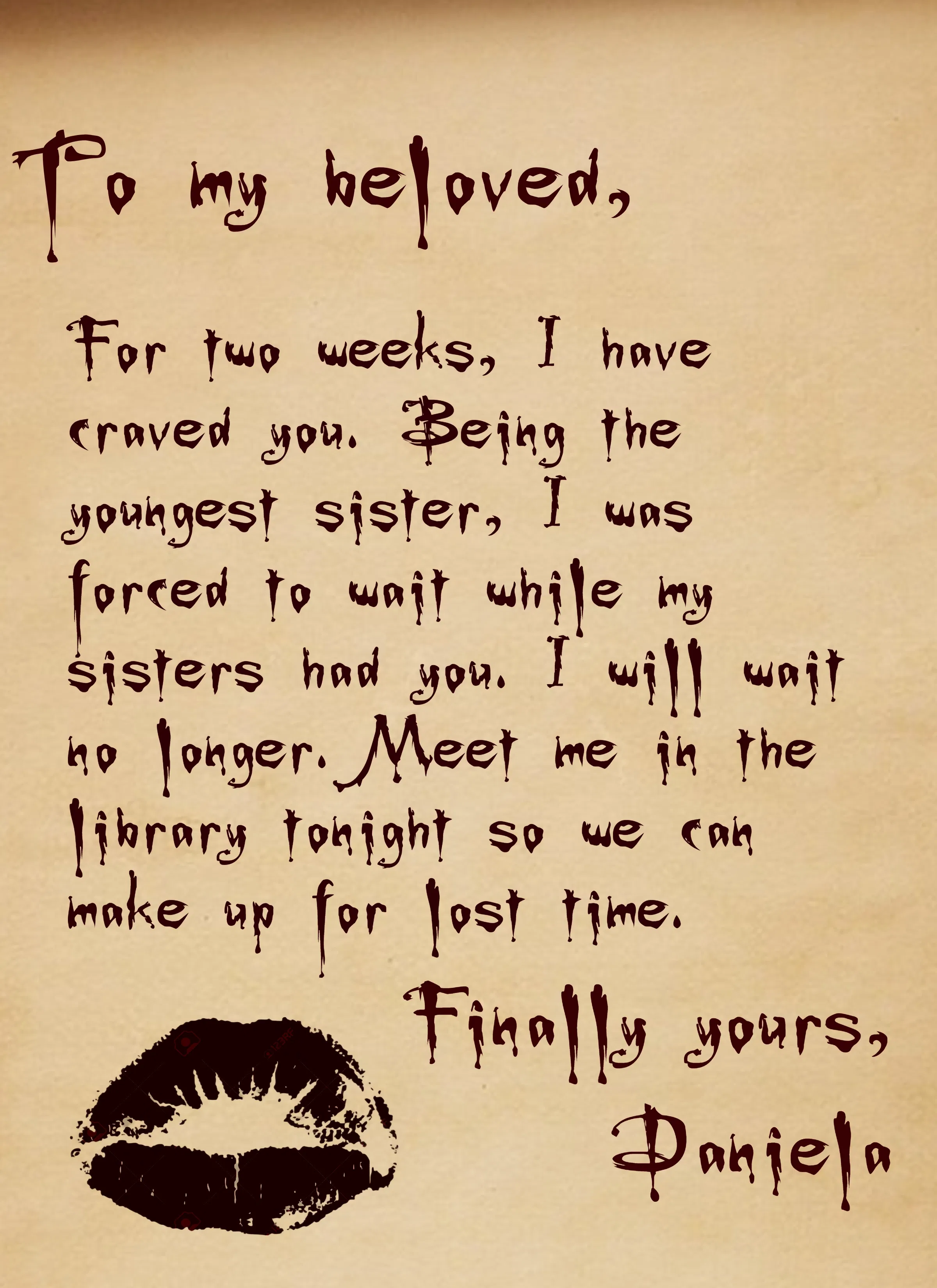 Daniela's letter