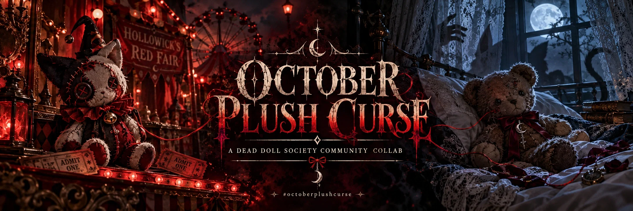 October Plush Curse - Dead Doll Society cover