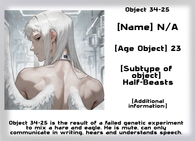 Subject 34 Secret Laboratory 0|Unsuccessful experiment:Object 34-25