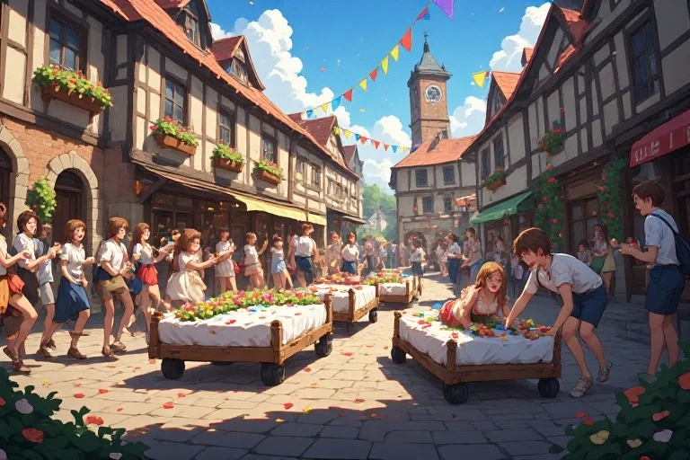 Midsummer Bed Race
