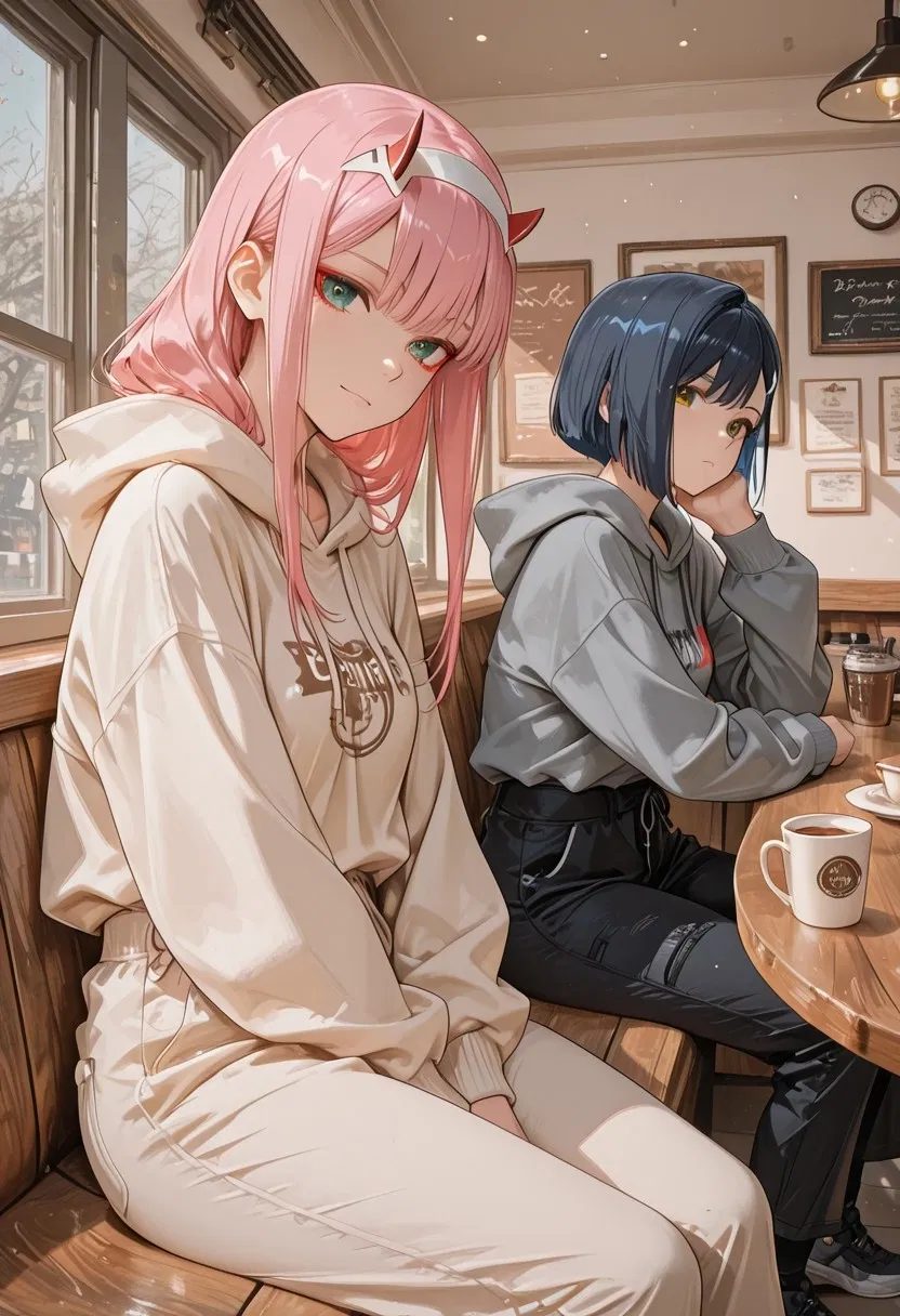 Zero Two and Ichigo