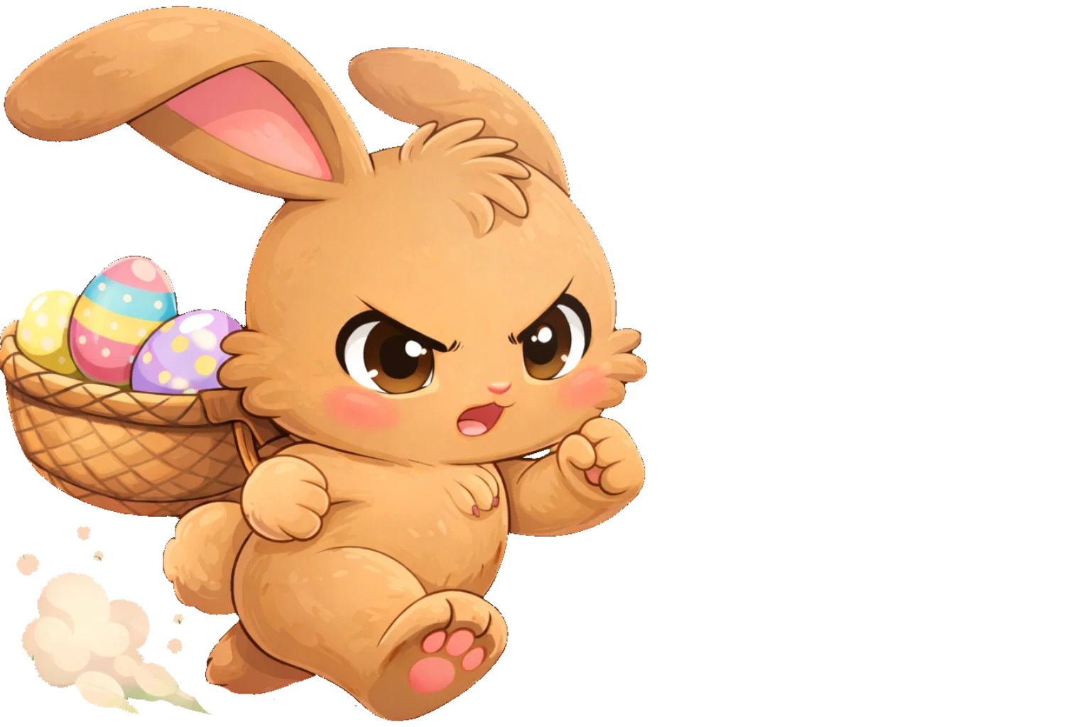Grumpy Bunny With Roses Alois | Grumpy bunny