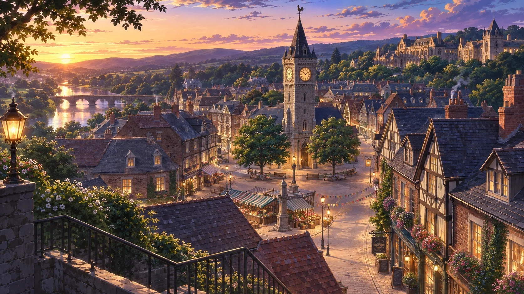 Oakhaven at twilight
