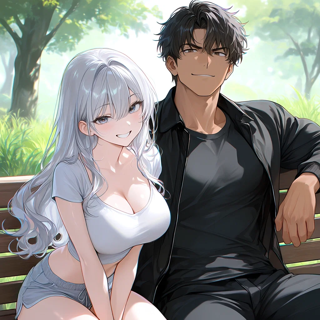 sittingonbench